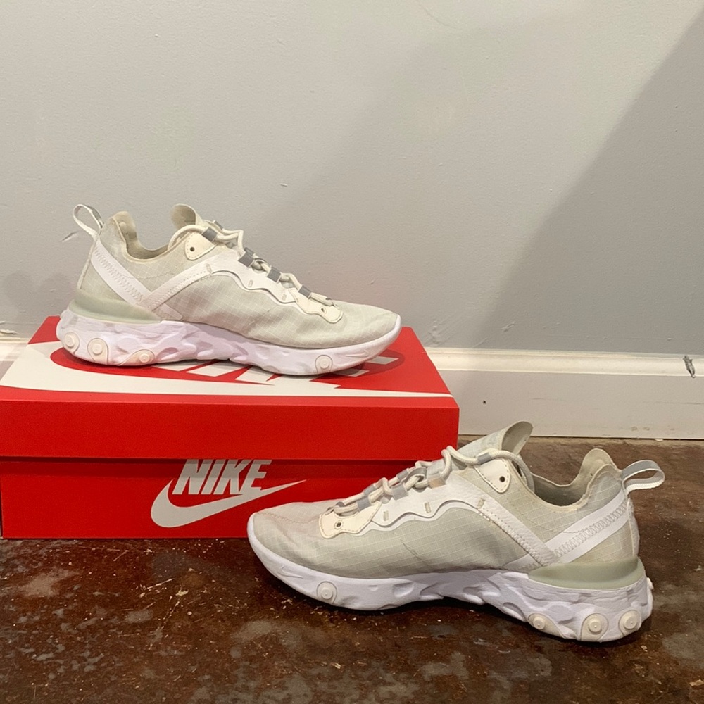 White nike element reacts. worn once just not for me.